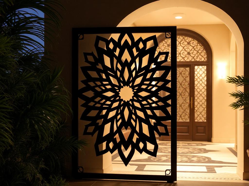 درابزين شرفة حديد مشغول